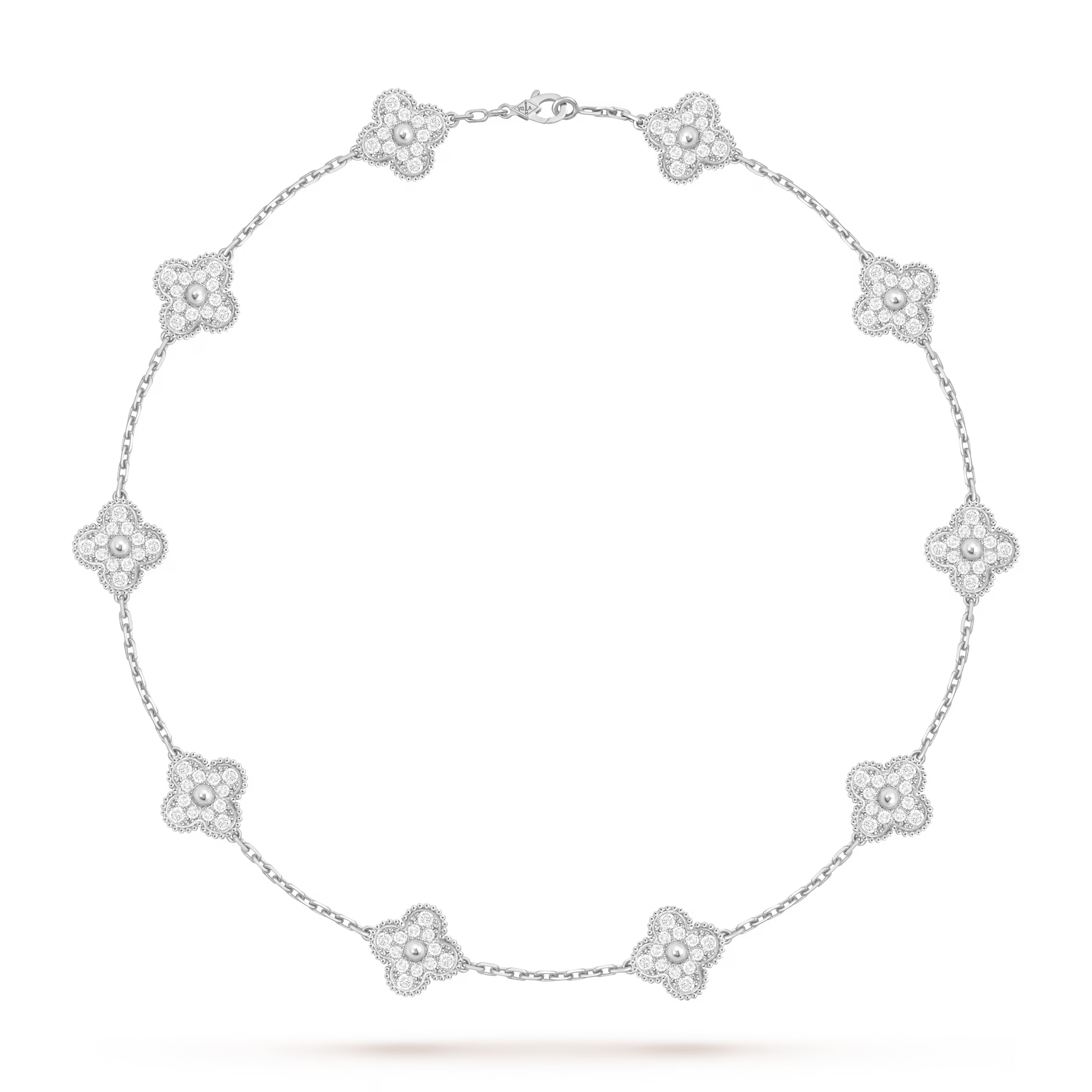 1 Кольє Vintage Alhambra 10 мотивів з діамантами 4,83 ct - Зображення 1