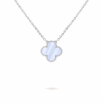 Підвіска Vintage Alhambra 1 мотив з халцедоном