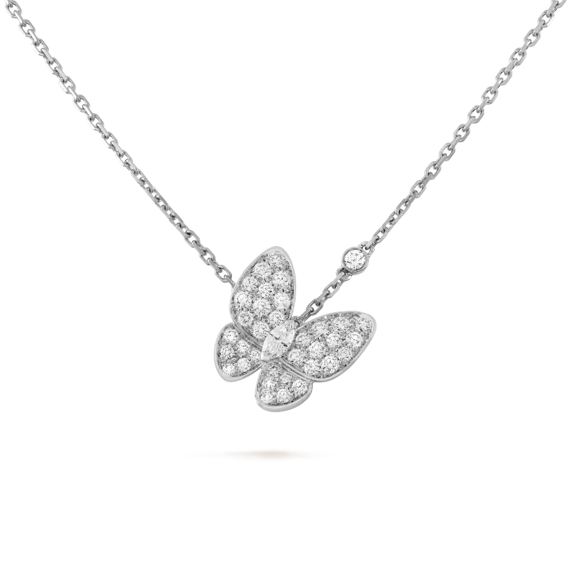 1 Підвіска Two Butterfly з діамантами 0,88 ct - Зображення 1