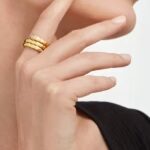 Каблучка Serpenti Viper (подвійний оберт) з діамантами 0,1 ct - Зображення 2