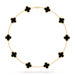 Кольє Vintage Alhambra 10 мотивів з оніксом