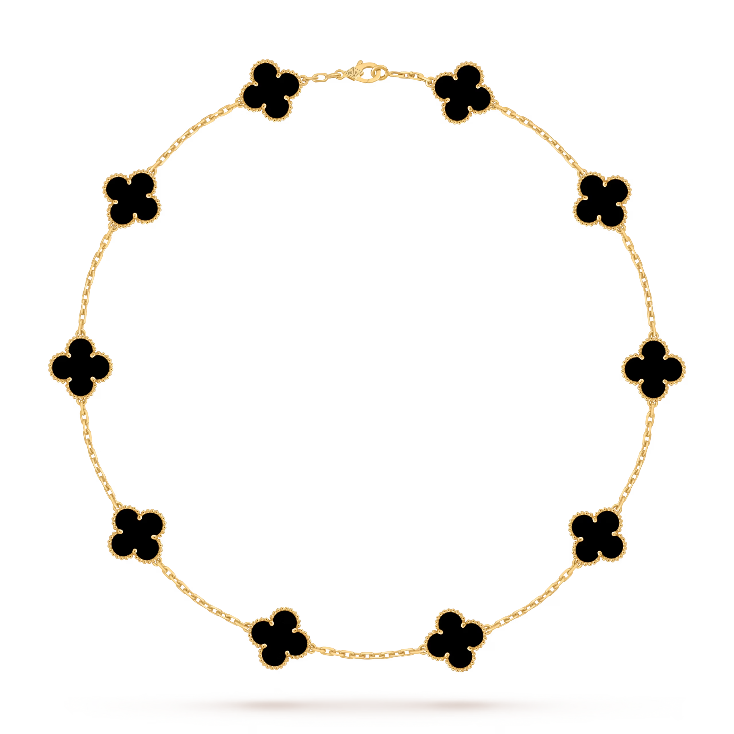 1_1 Кольє Vintage Alhambra 10 мотивів з оніксом - Зображення 1