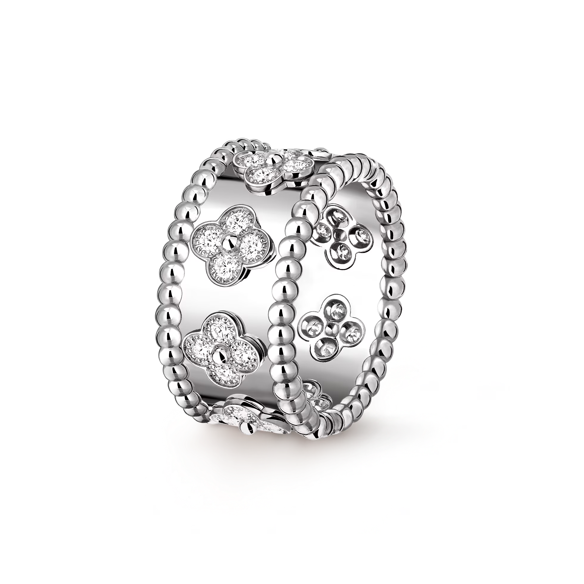 2cra4cm6tcwzgpjjeabv8q Каблучка Perlée сlovers, з діамантами 0,71 ct - Зображення 1