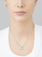 Підвіска Two Butterfly з діамантами 0,88 ct - Зображення 3