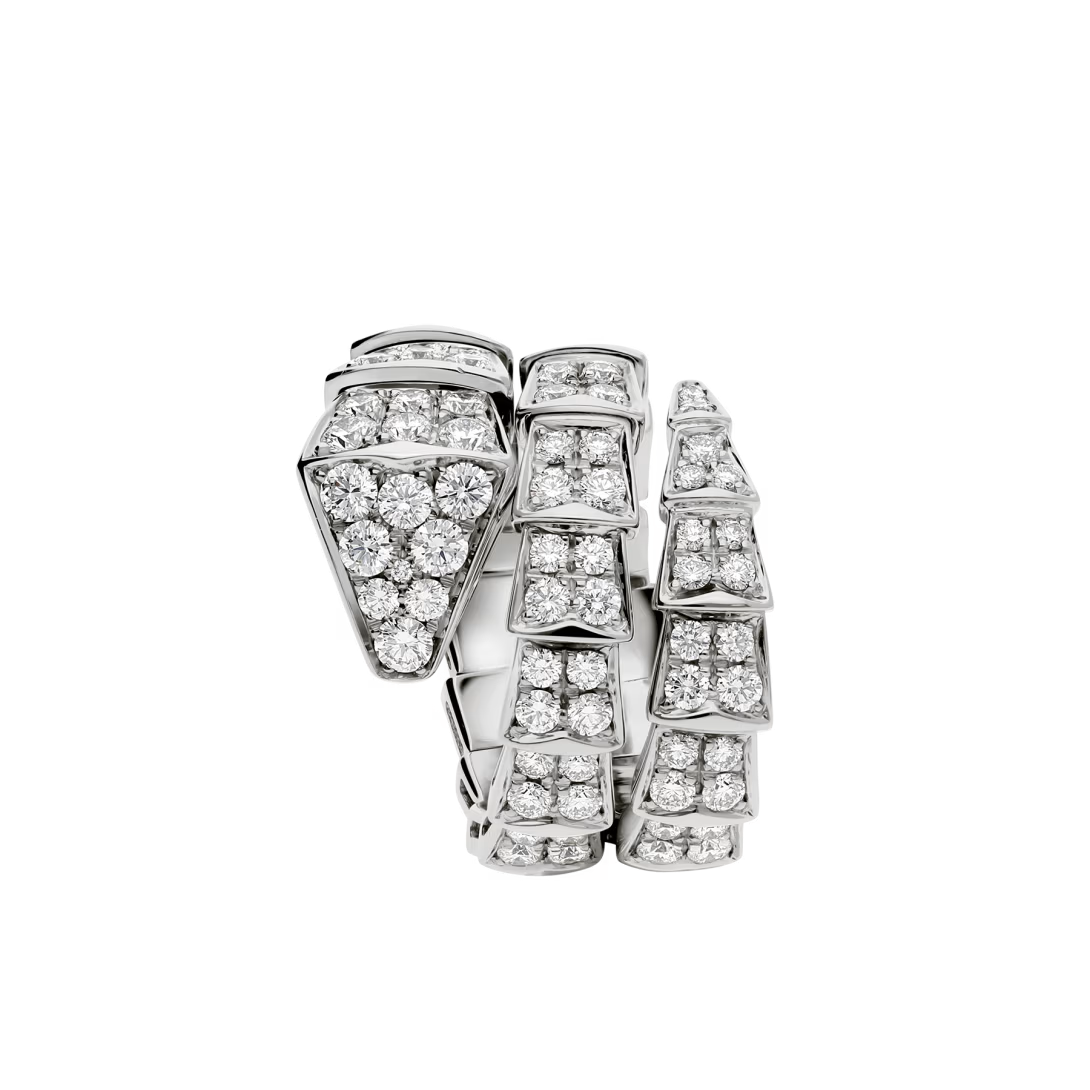 460124 Каблучка Serpenti Viper (подвійний оберт) з діамантами 2,77 ct - Зображення 1