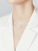 Підвіска Vintage Alhambra 1 мотив з халцедоном - Зображення 5