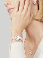 Підвіска Vintage Alhambra 1 мотив з діамантами 0,48 ct - Зображення 6