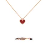 Підвіска Sweet Hearts з сердоліком