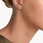 Пусети Butterfly з діамантами 0,08 ct - Зображення 2