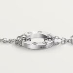 Браслет Love, на ланцюжку, 2 діаманти 0,03 ct - Зображення 2